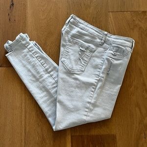 Cello distressed pale blue jeans